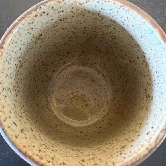 Vintage OTAGIRI Fish and Floral Tan Stoneware Mug with Brown Speckles - Picture 14 of 14